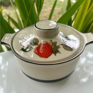 Vintage Strawberry Stoneware
